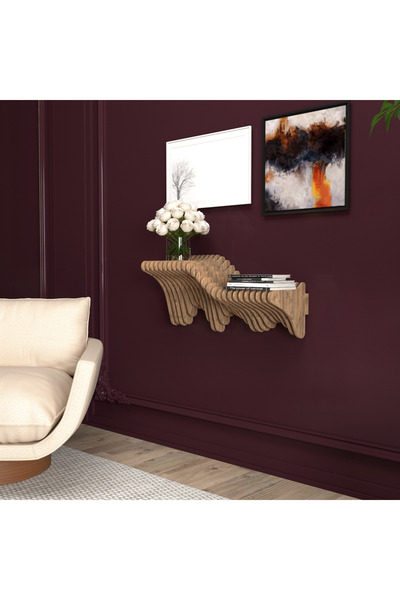 Barida Sanat Modern Duvar Rafı, Özel Tasarım Dekoratif Raf