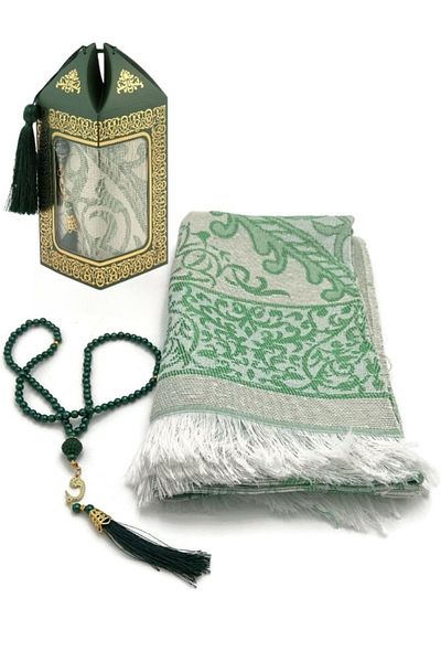 smart home Islamic Prayer Rug with Tasbih, Soft Islamic Prayer Rug, Premium Prayer Mat for Men, Women and Kids