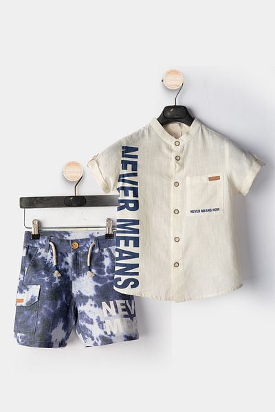 Ofislot Shirt Baby Boy Shorts Suit Baby Boy Linen Suit Baby Boy Bottom Top Suit Baby Boy Suit