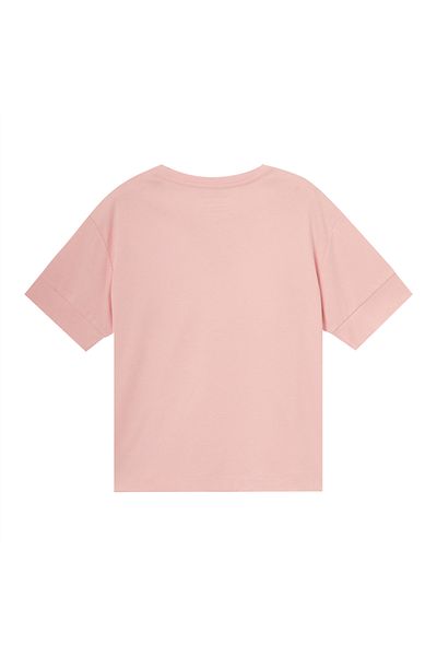 Giordano Women's Liquid Touch Embroidered Cotton Tee