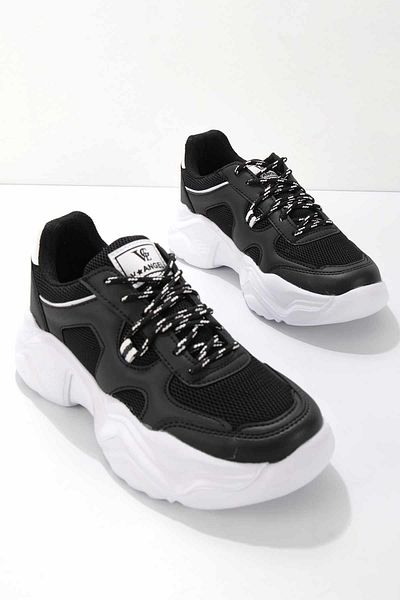 Bambi Black and White Women's Sneaker K01876014309