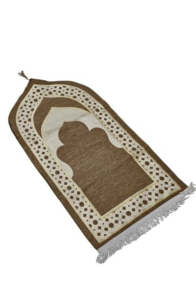 smart home Islamic Pattern Design Cushioned Kids Prayer Rug, Soft Comfortable Prayer Mat 50x100cm