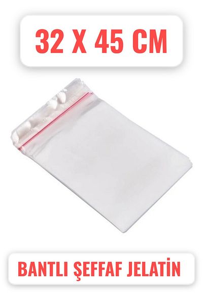 MG HOME 10 Pcs 32X45 Tape Transparent Self Adhesive Gelatin Bag Opp Gelatin Bag Gelatin Bag