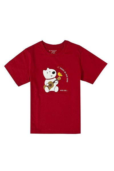 Giordano Junior Cotton Jersey Print Tee: Soft & Stylish