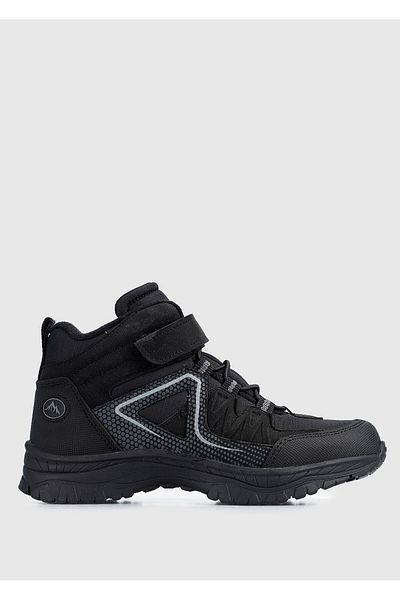Kiddo Boy's Black Outdoor Boots - Comfortable and Durable