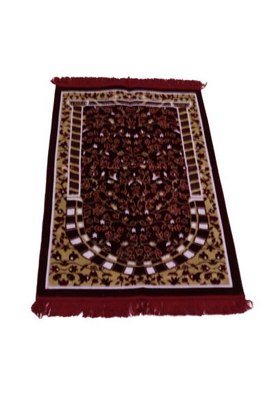 smart home Turkish Quilted Prayer Rug With Jalal In Embossed Quilted Islamic Graphic Design