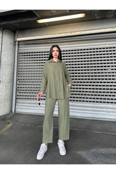 Afili butik Linen Shirt Suit