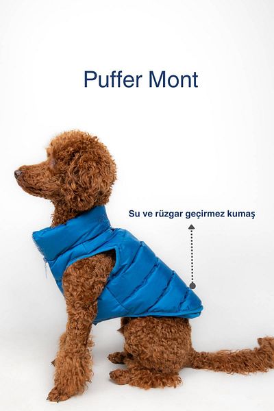 salya store Dog Clothing, Puffer Waterproof Dog Coat, Small and Medium Breed Dog Suit