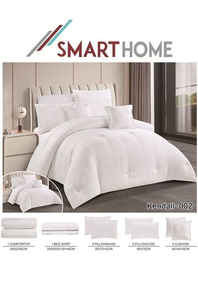 smart home two-sided comforter set, two-sided mattress, consisting of 8 pieces, 8-piece comforter