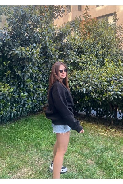 Bliss Dale طاقم الرقبة البلوز الأسود المعتاد