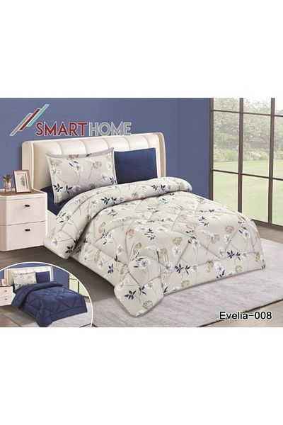 smart home Comforter set, double-sided mattress consisting of 4 pieces, comforter 4 pieces, 100% microfiber