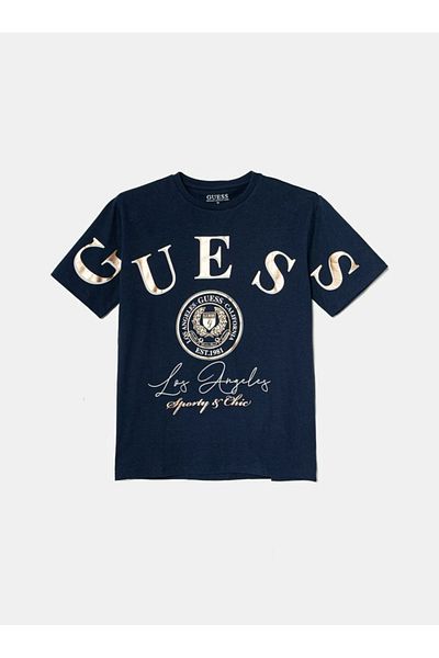 Guess تي شيرت SS كبير الحجم