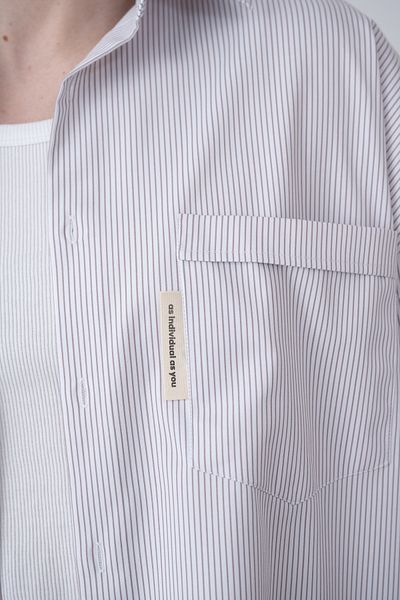 İLKCET MODA Slim Striped Short Sleeve Men's Shirt