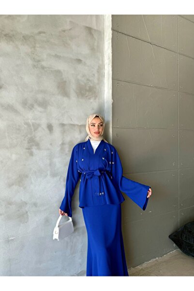 Aranlı tekstil Σετ Φούστα-Μπλούζα 2 τεμαχίων με πέτρινη φούστα