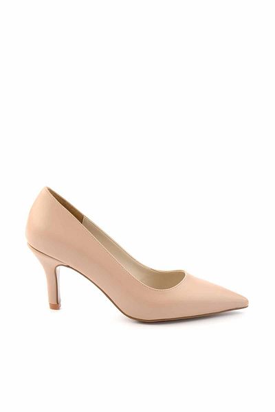 Bambi Beige Klassische Damenschuhe mit Absatz K 01231304309
