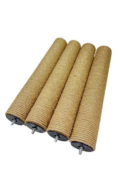 Komano Pontika Cat Scratch Replacement Roller 1St Grade Jute Rope M8 Diameter Nut Screw Scratch Roll