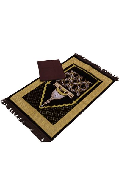 smart home Turkish Quilted Prayer Rug With Jalal In Embossed Quilted Islamic Graphic Design/Prayer Sheet