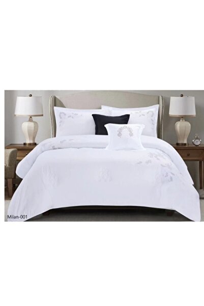 smart home Embroidered Two-sided Quilt Set, Consisting Of 6 Pieces, 6-piece Filling, 100% Microfiber, 240x260cm