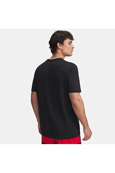 Under Armour Μπλουζάκι μπάσκετ Erkek Siyah Hoops Net