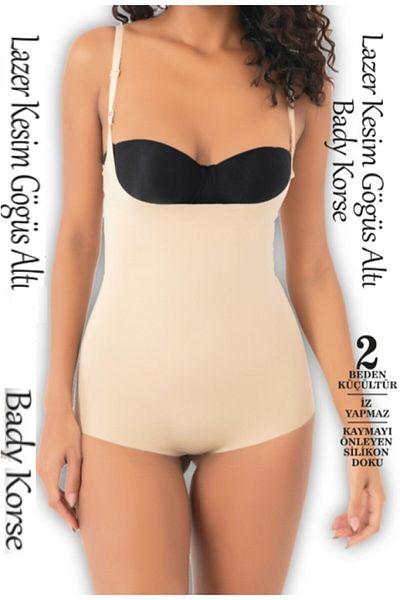 Por Favor 2 Size Reducer Laser Cut Underbust Body Corset
