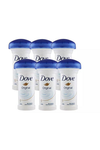 Dove Deodorant Stick Cremă Hidratantă Ciupercă Original 50ml X 6
