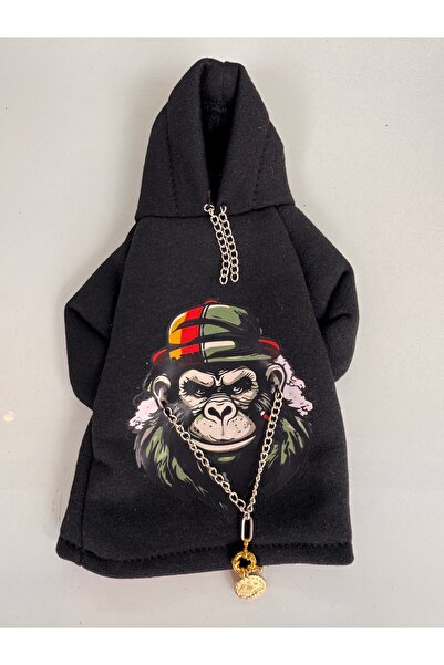 Alp Vites poları siyah zincirli maymun