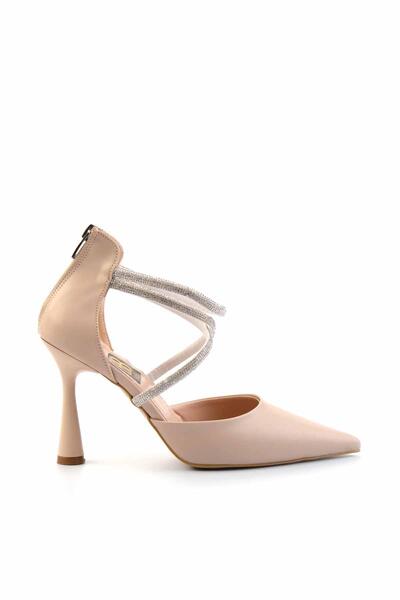 Bambi Nude Kadın Klasik Topuklu Ayakkabı K01596189009
