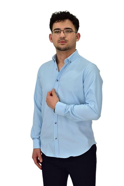 hodbehod Cămașă Silim Fit Sport Lycra pentru bărbați BGL-ST04326