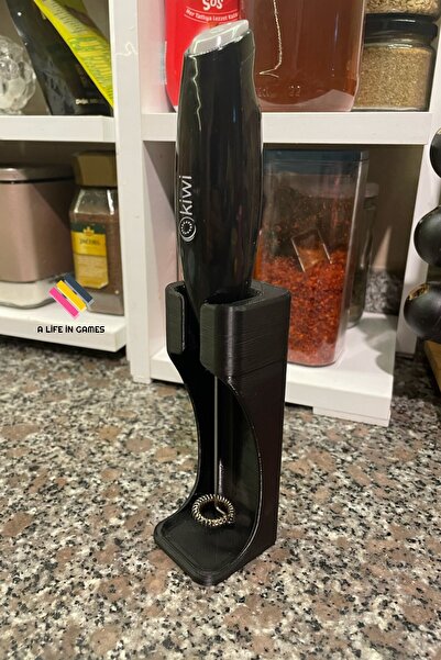 a life in games Süt köpürtme makinası tutucu stand, pratik mutfak gereci, ask...