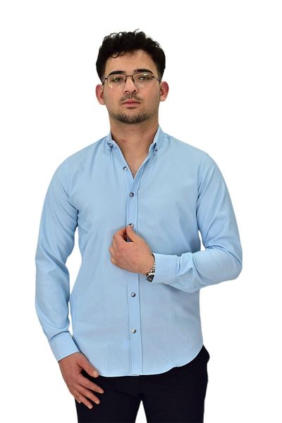 hodbehod Cămașă Silim Fit Sport Lycra pentru bărbați BGL-ST04326