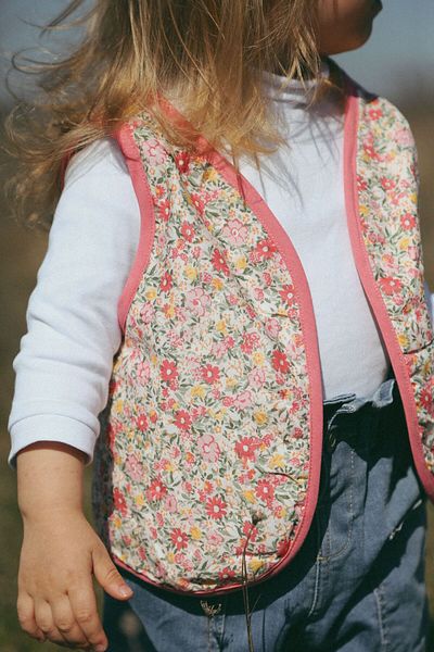 Lalia Sunday Flower Patterned Girl's Vest