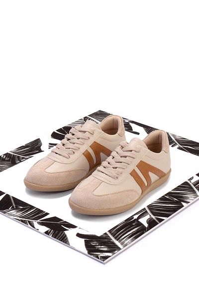 Bambi Beige Taba Damen Sneaker K 01179457209
