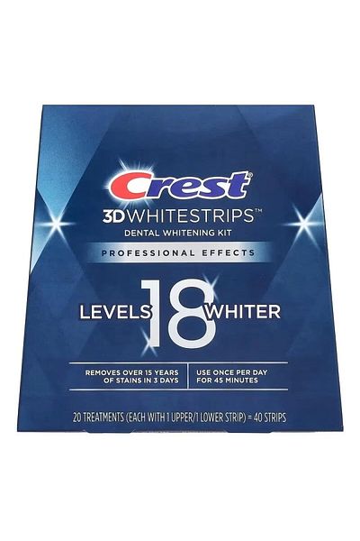 CREST لصقات بروفيشنال افكت لتبييض الاسنان من كرست ثري دي - 40 لصقه