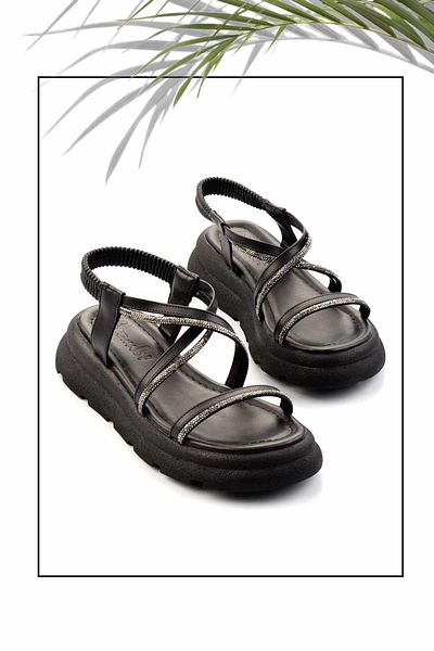 Bambi Women's Black Sandals - K05002041009