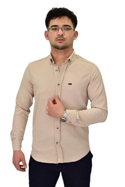 hodbehod Ανδρικό πουκάμισο Lycra Sports Silim Fit BGL-ST04327