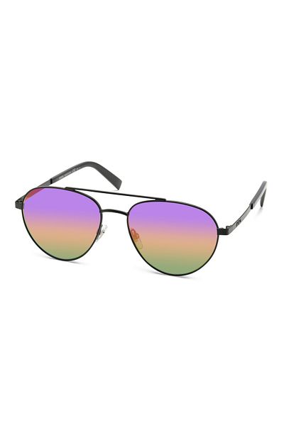 EYE'M Sunglasses Models;eye'm ;al 2016/s, 56, 003,grey Rainbow Metal Geometric Gray For Male