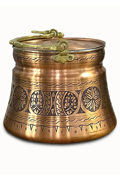GABAALTI Gaziantep 3 Lt Hand Embroidered Yogurt Copper - Satıl Proofing Container