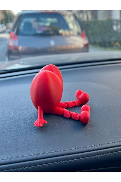 HisConcept Sevimli Kalp Ayaklı Torpido Süsü Kalp Araba Süsü - Araç İçi Aksesuar Sevimli Kalp - Oto Aksesuarı