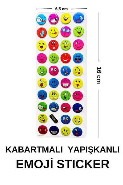 TÜRKİYE İŞ BANKASI KÜLTÜR YAYINLARI Sticker Gift with Emojis - Technology - Fun Events - Stem for Children