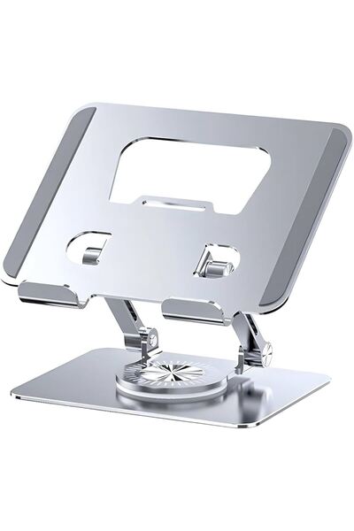 Genel Markalar Alüminyum Tablet Standı 360° Dönebilir, Yüksekliği Ayarlanabil...