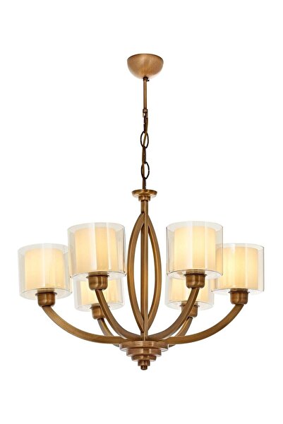 Avonni Av-60362-8e Eskitme Kaplama Modern Avize E27 Metal Kumaş 65cm