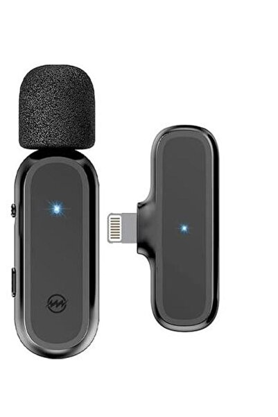 Busstier Kablosuz Yaka Mikrofonu - Akıllı Wireless Mikrofon, Gürültü Engelleyici, Şarj Kutulu