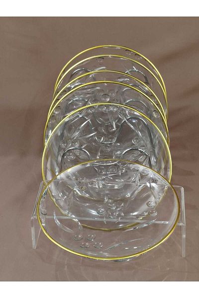 AR HOME 6 pieces Glass - serving plate