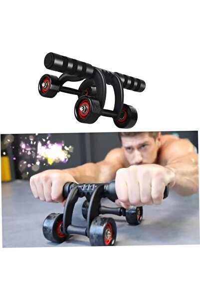 MultiFlexPro Ab Wheel Roller Fitness Karın Kası Aleti 4 Tekerlek Karın Tekerl...