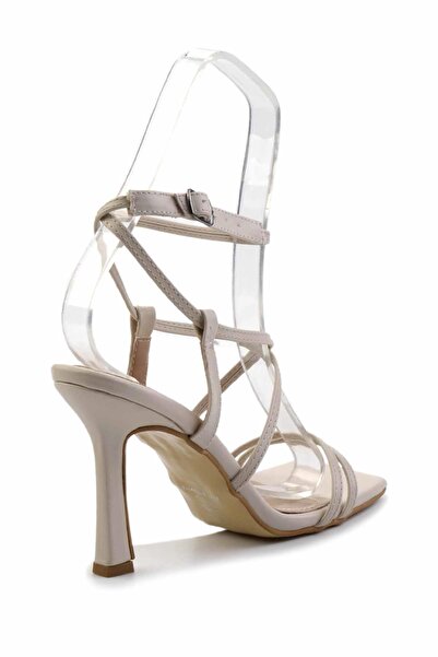 Bambi Classic Beige Women's Heeled Shoes - K05726044109