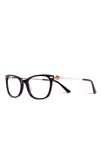 EYE'M Optical Frame Model O;eye'm;ir 1011, 51, Oit Black Cat-eye For Female