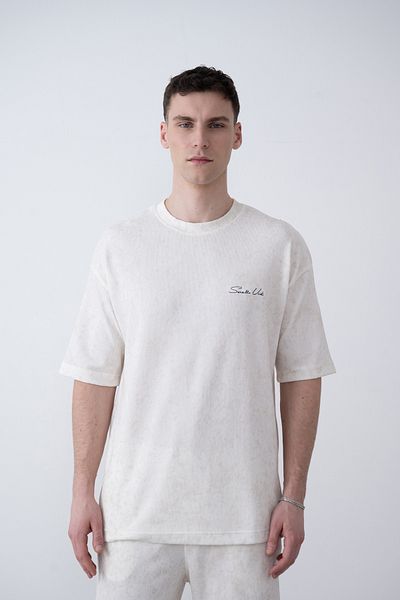 İLKCET MODA Washable Embroidered Premium Men's Tshirt