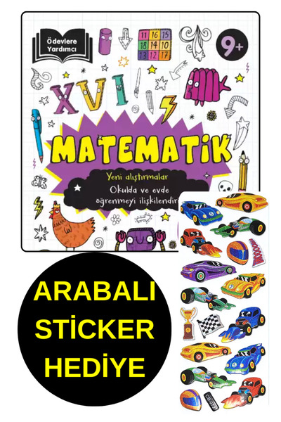 TÜRKİYE İŞ BANKASI KÜLTÜR YAYINLARI ARABALI STİCKER HEDİYE - MATEMATİK - YENİ...