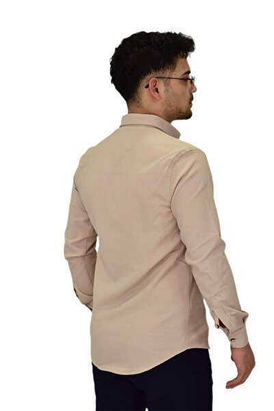 hodbehod Ανδρικό πουκάμισο Lycra Sports Silim Fit BGL-ST04327