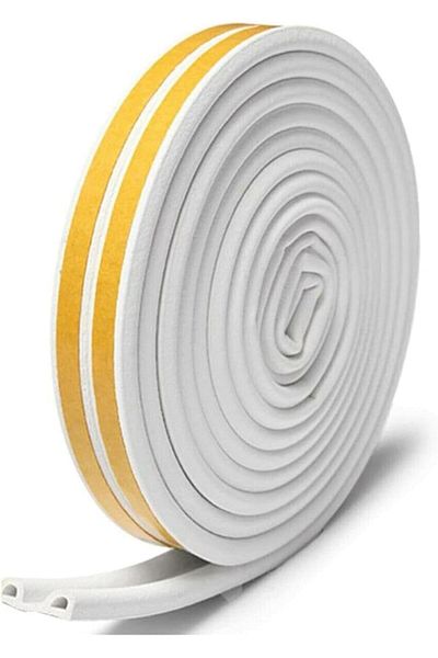 STOREMAX Ntwork 5X2=10 Meters White Door Window Cold Insulation Tape Wick Adhesive Art 1087243
